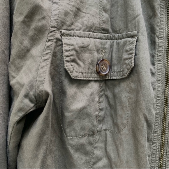 SALE Rubbish Olive Green Jacket w Hoodie Size XL - Picture 2 of 9